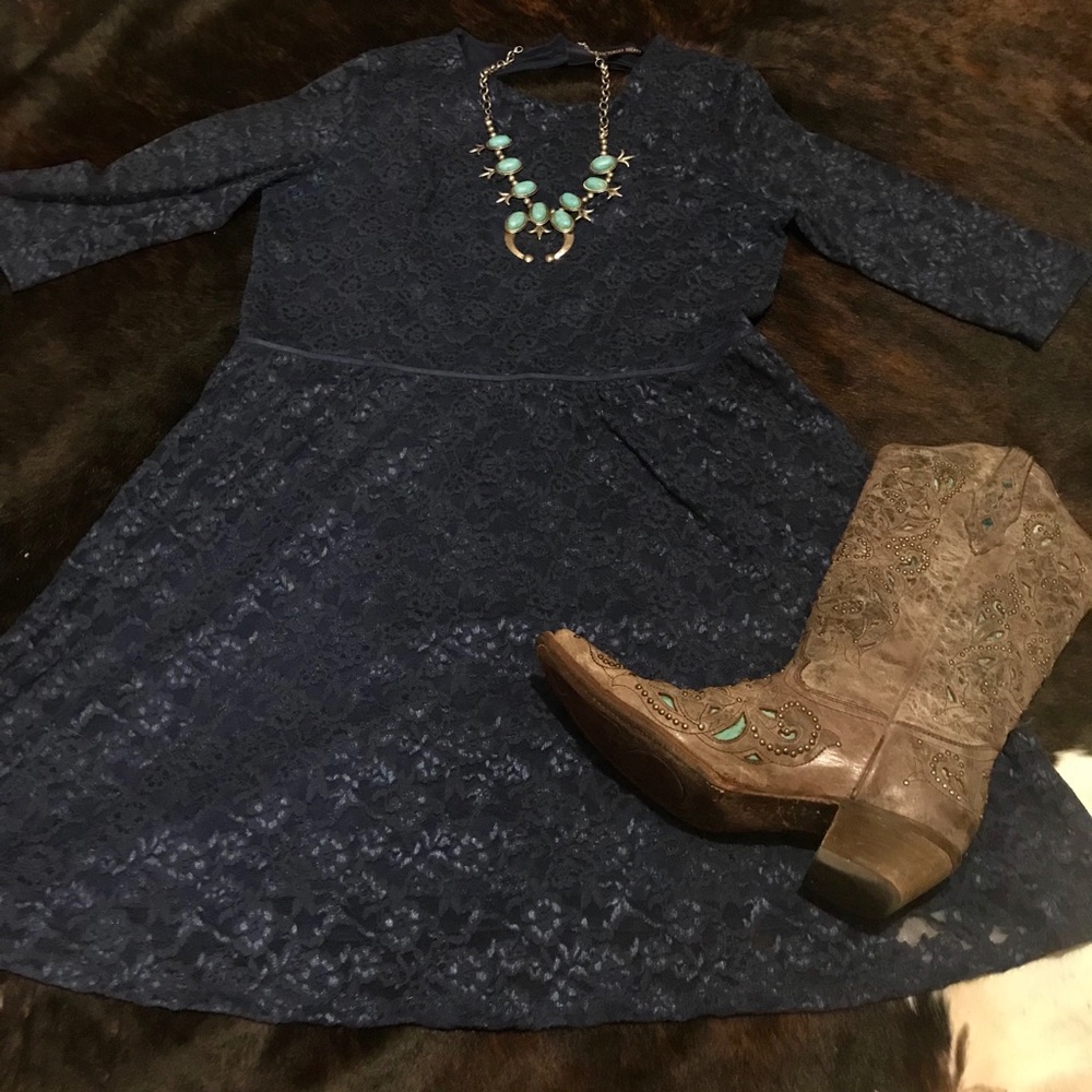 Victoria’s Secret Navy Lace Dress